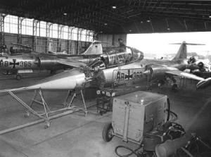 F-104F in der Werft. Foto: JaboG 38 "F"