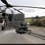 Eine verbesserte Augusta A-129 CBT mit einer 20mm Drillingskanone. Diser Typ wird auch mit den Hellfire-Raketen ausgerüstet. <br /><br />Auch die Hydra 70, in den Rundbehältern, eine US-amerikanische ungelenkte Luft-Boden-Rakete kommt zum Einsatz.<br />