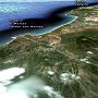 Im rot gepunkteten Bereich befindet sich das Raketengelände Capo San Lorenzo  AE. P.I.S.Q.<br /><br />ERSTES  BILD