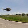 Die Zentrale P.I.S.Q. wird ab und an per Hubschrauber gesichert. Hier durch eine Augusta Westland AB 212 <br />(ist eine Bell 212).  Der Typ wird für Luftrettungs- und Polizei-Missionen eingesetzt.  <br />Mehrzweck-Hubschrauber. (2009)<br />ERSTES BILD